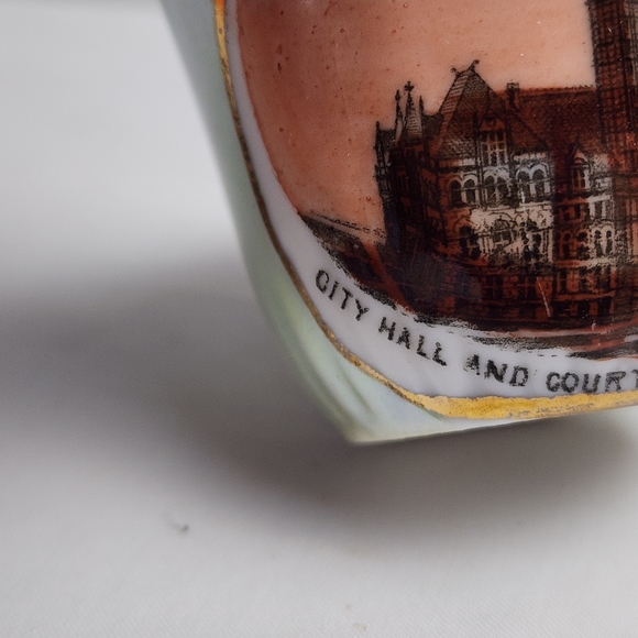 Vintage Souvenir Mini Tea Cup and Saucer Made in Germany - Picture 3 of 15